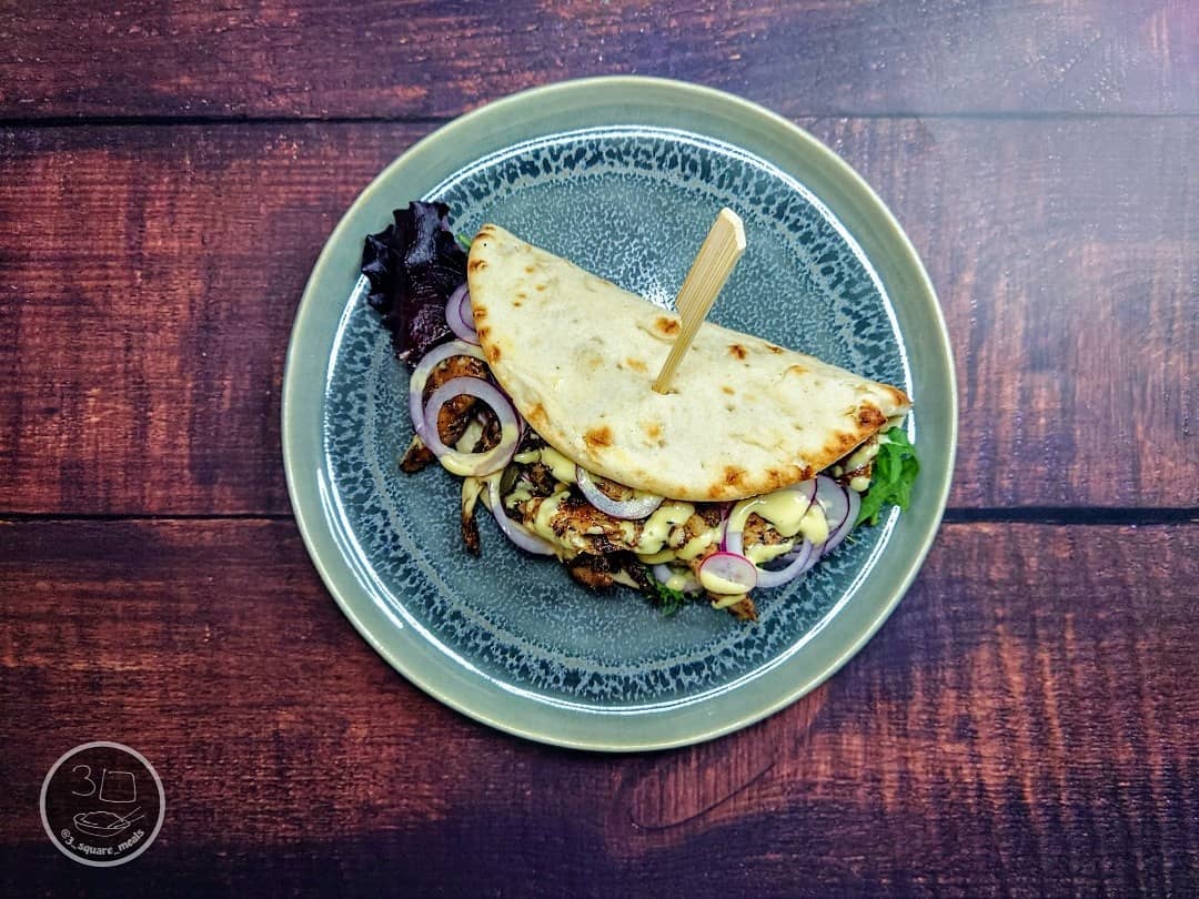 Vegetarian Shawarma Kebab with Veggies