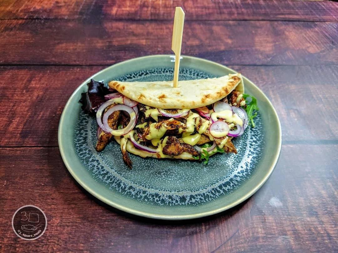Vegetarian Shawarma Kebab with Veggies