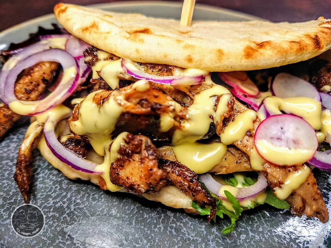 Vegetarian Shawarma Kebab with Veggies