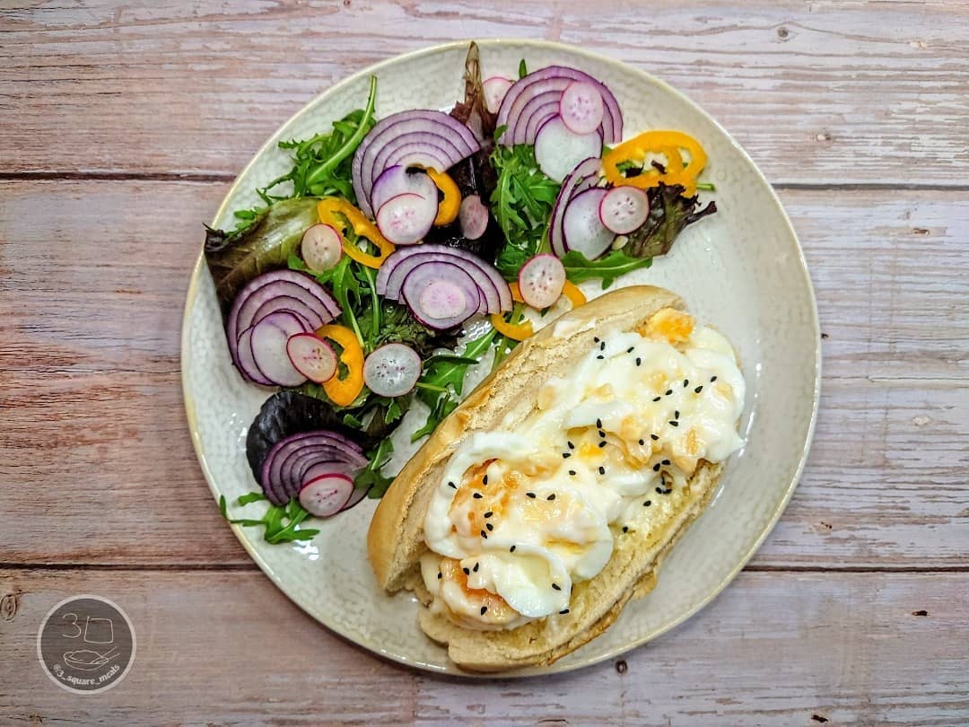 Egg Mayo Crusty Roll