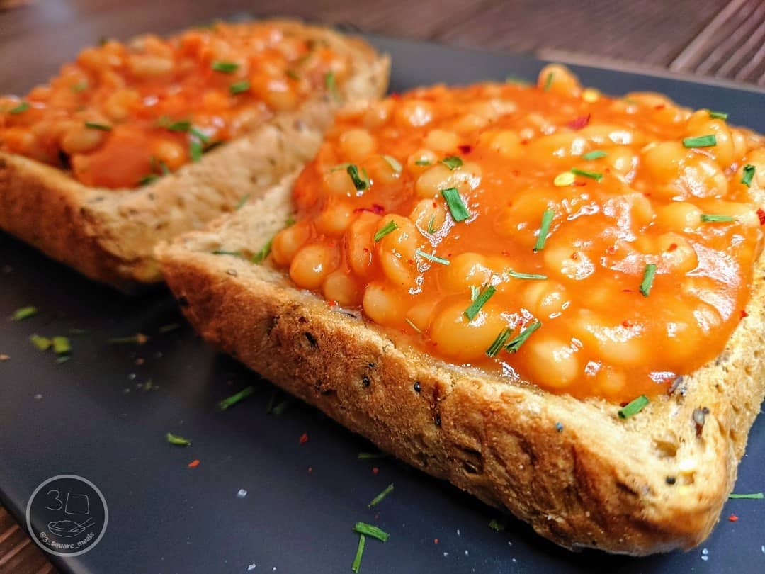 Simple British Beans on Toast
