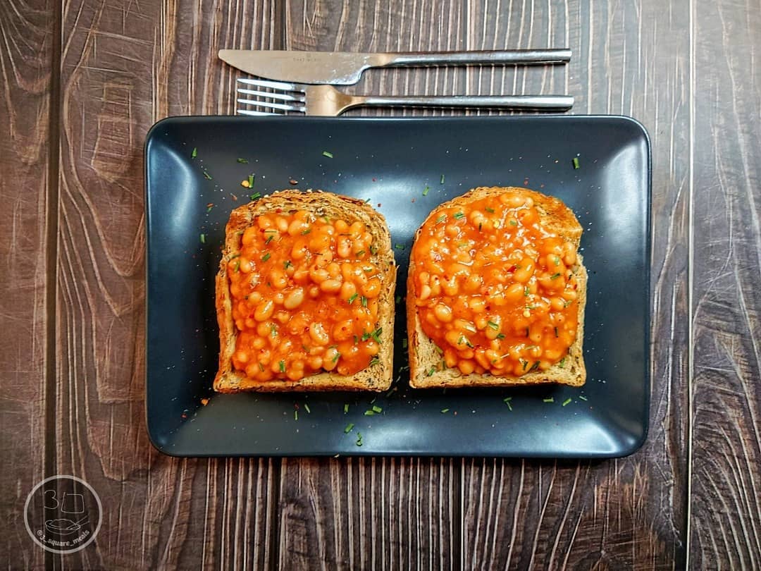 Simple British Beans on Toast