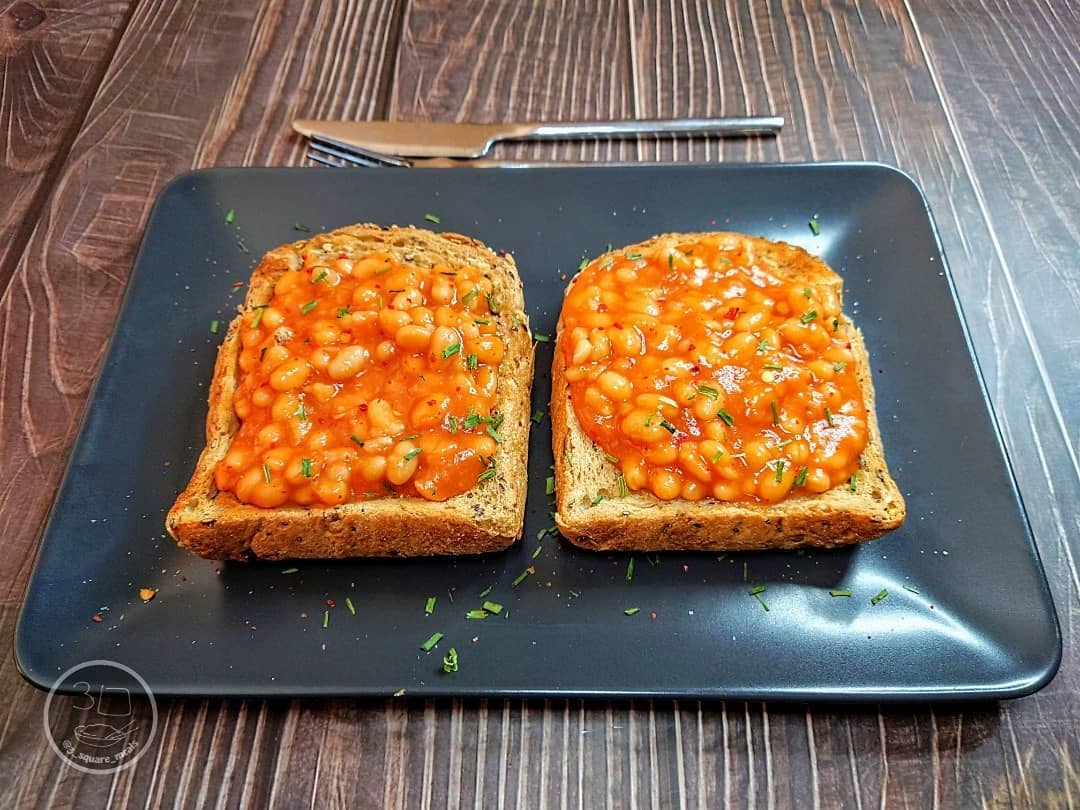 Simple British Beans on Toast