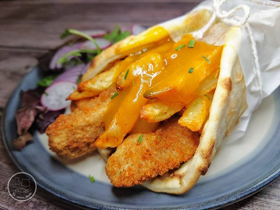 Vegetarian Katsu Gyro Wrap