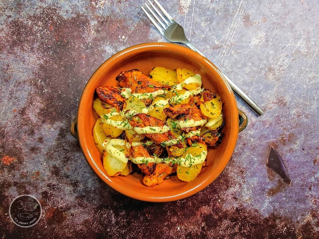 Simple Tikka and Potatoes Stir-Fry