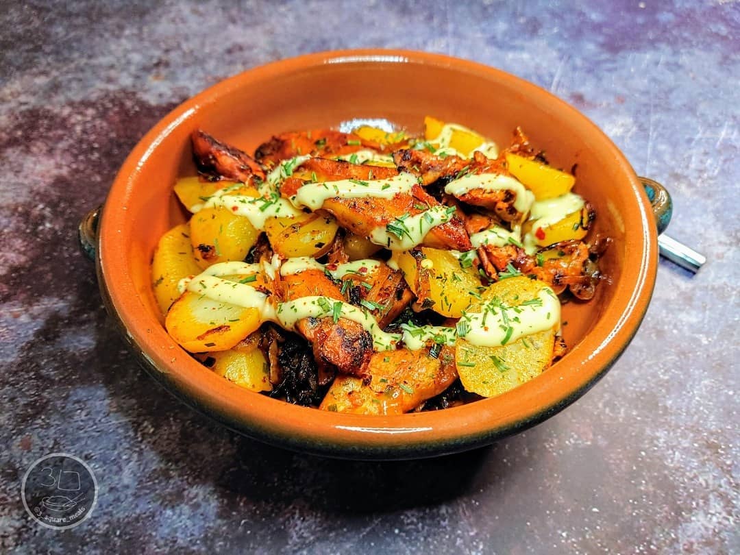 Simple Tikka and Potatoes Stir-Fry