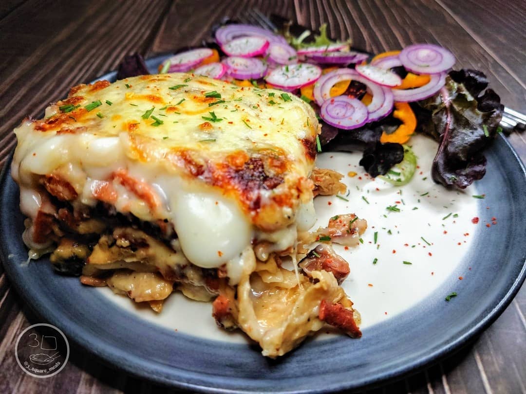 Easy Vegetarian Carbonara Lasagne