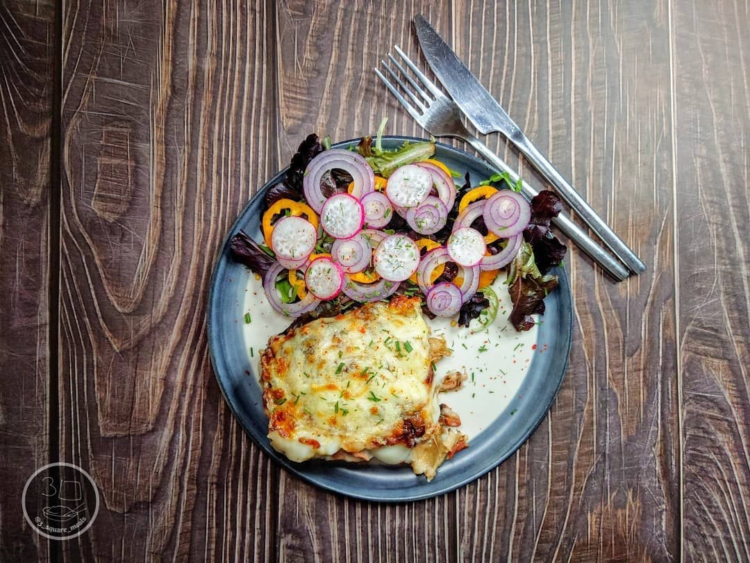 Easy Vegetarian Carbonara Lasagne