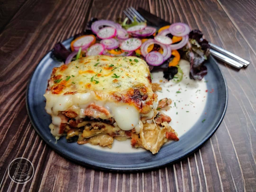 Easy Vegetarian Carbonara Lasagne