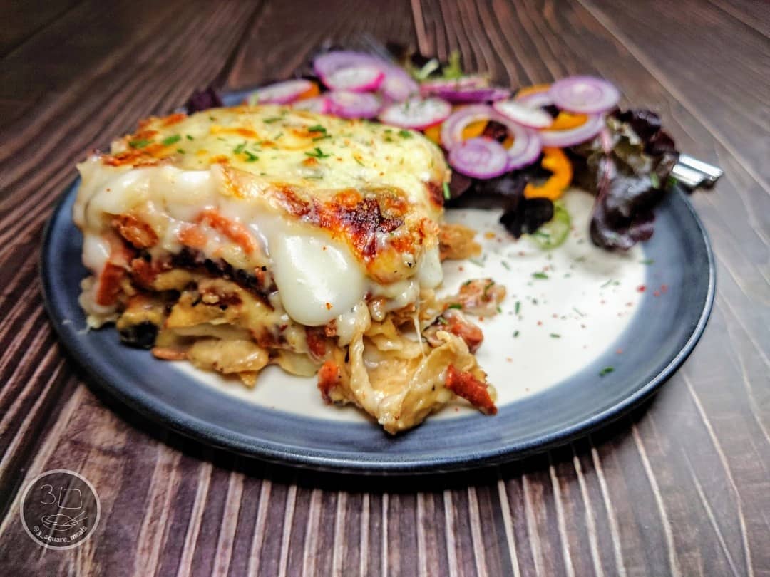 Easy Vegetarian Carbonara Lasagne