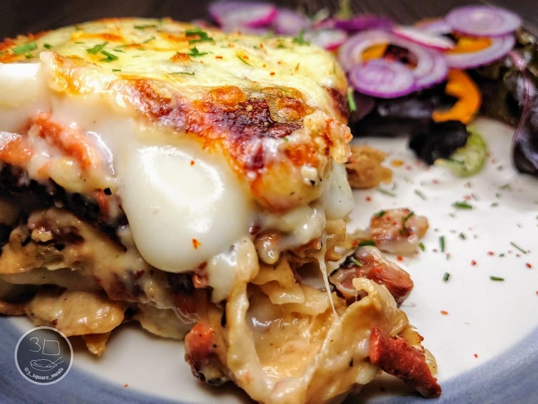 Easy Vegetarian Carbonara Lasagne