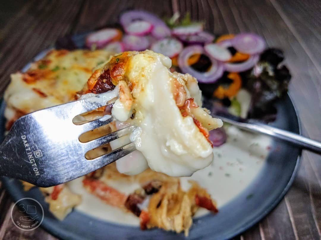 Easy Vegetarian Carbonara Lasagne