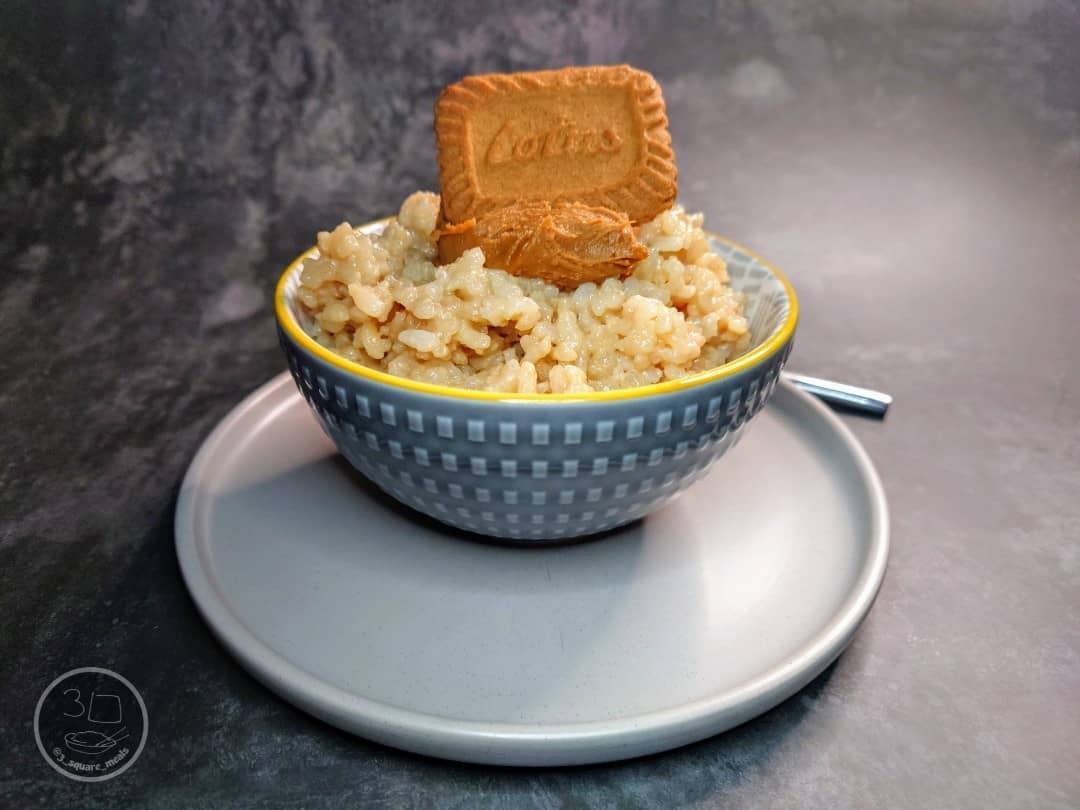 Easy Biscoff Rice Pudding