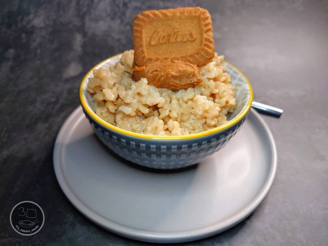 Easy Biscoff Rice Pudding