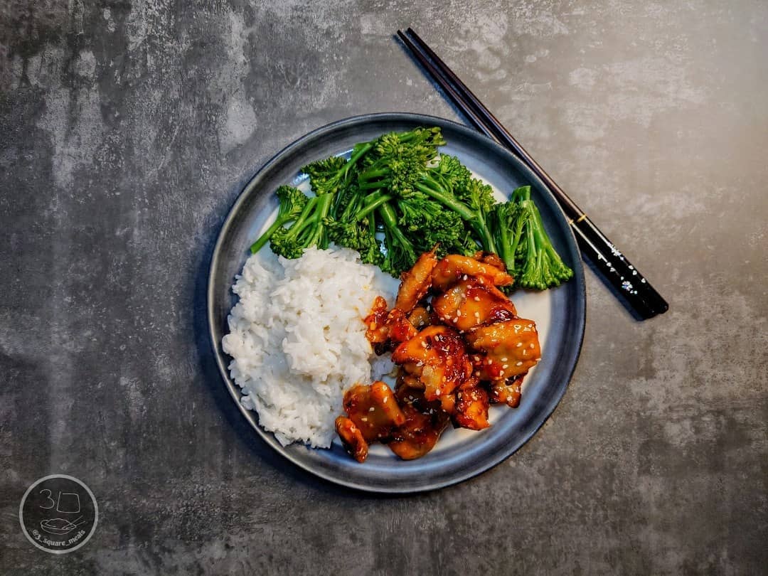 Vegan Sweet Chili Stir-Fry with Rice