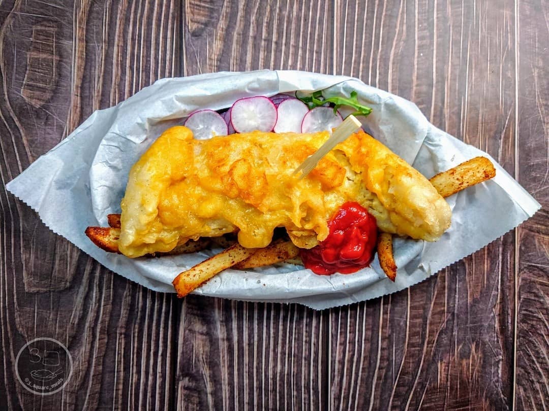 Vegan Fishless Fillet and Chips