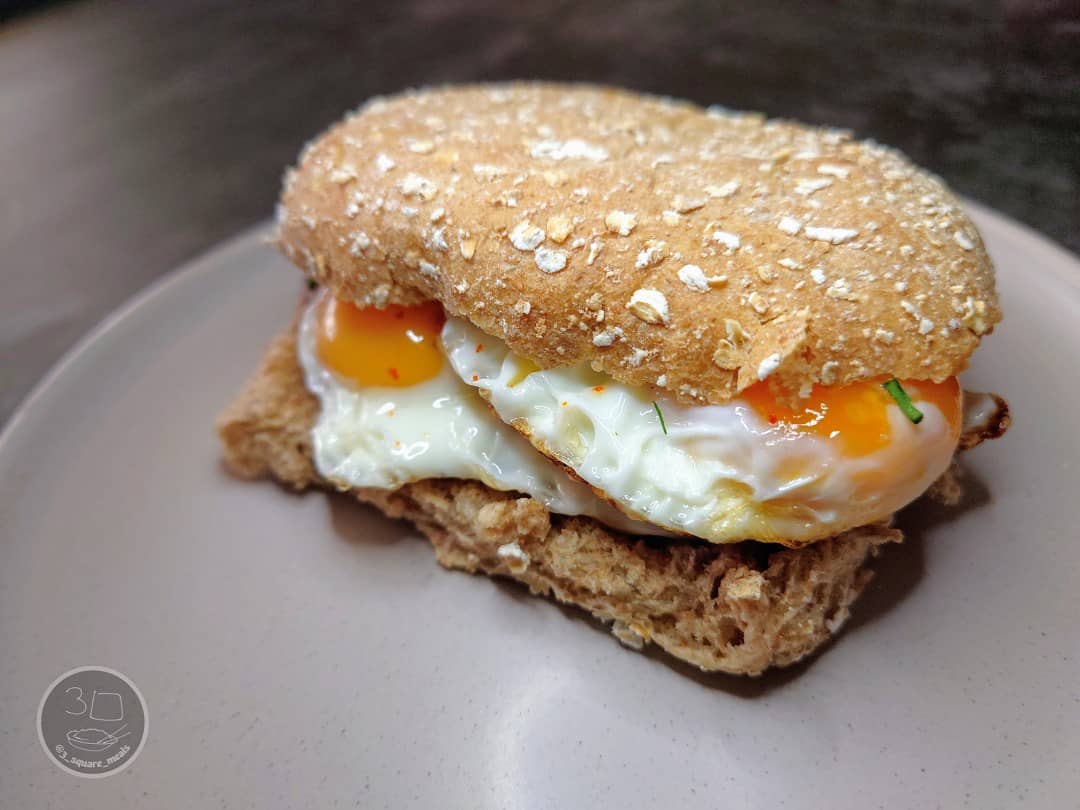 Double Fried Egg Butty