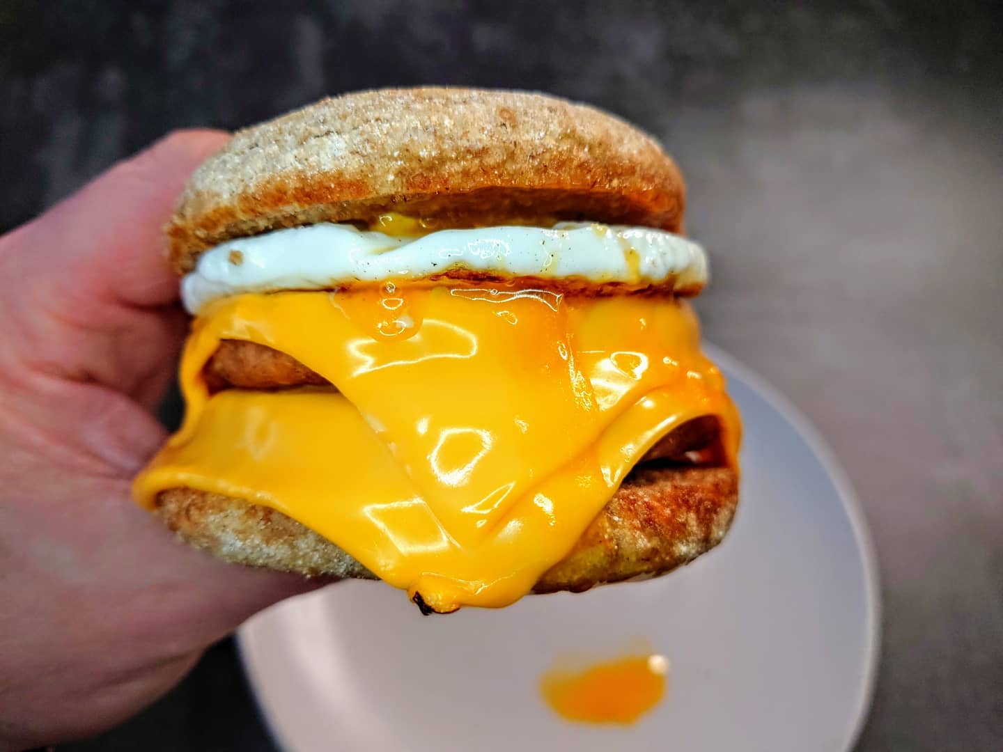 Homemade Sausage and Egg Mcmuffin