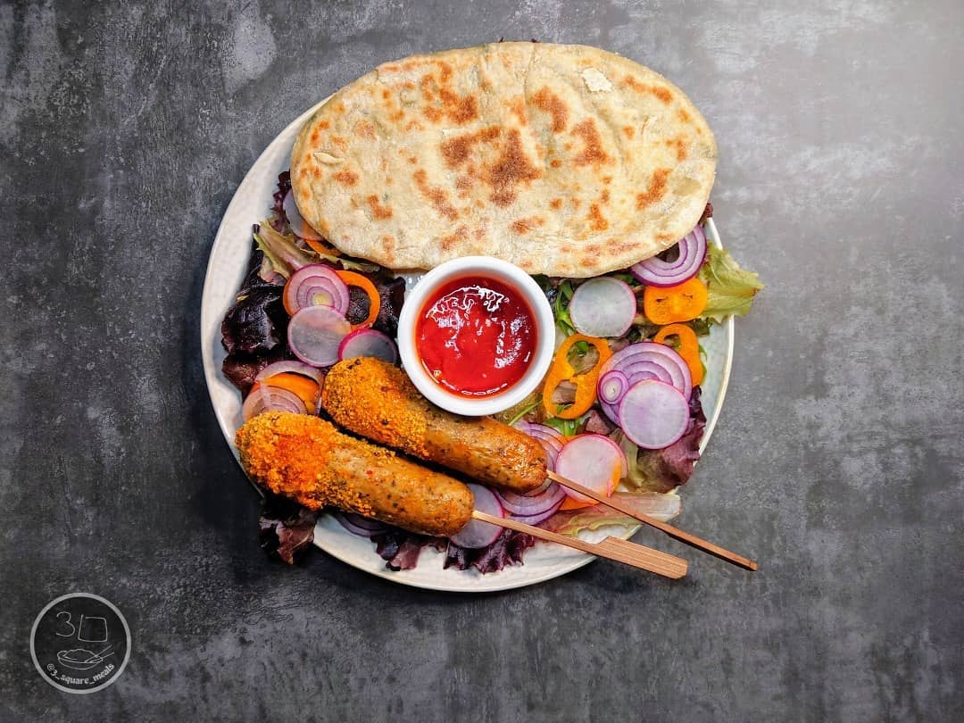 Spicy Vegetarian Sausage Koftas