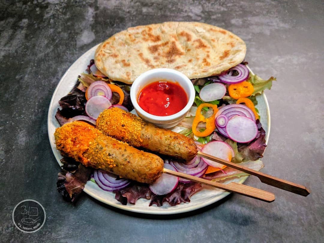 Spicy Vegetarian Sausage Koftas