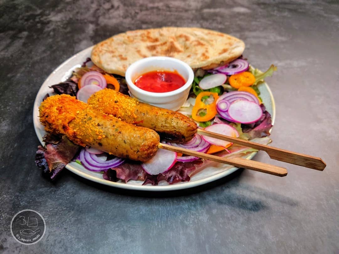 Spicy Vegetarian Sausage Koftas