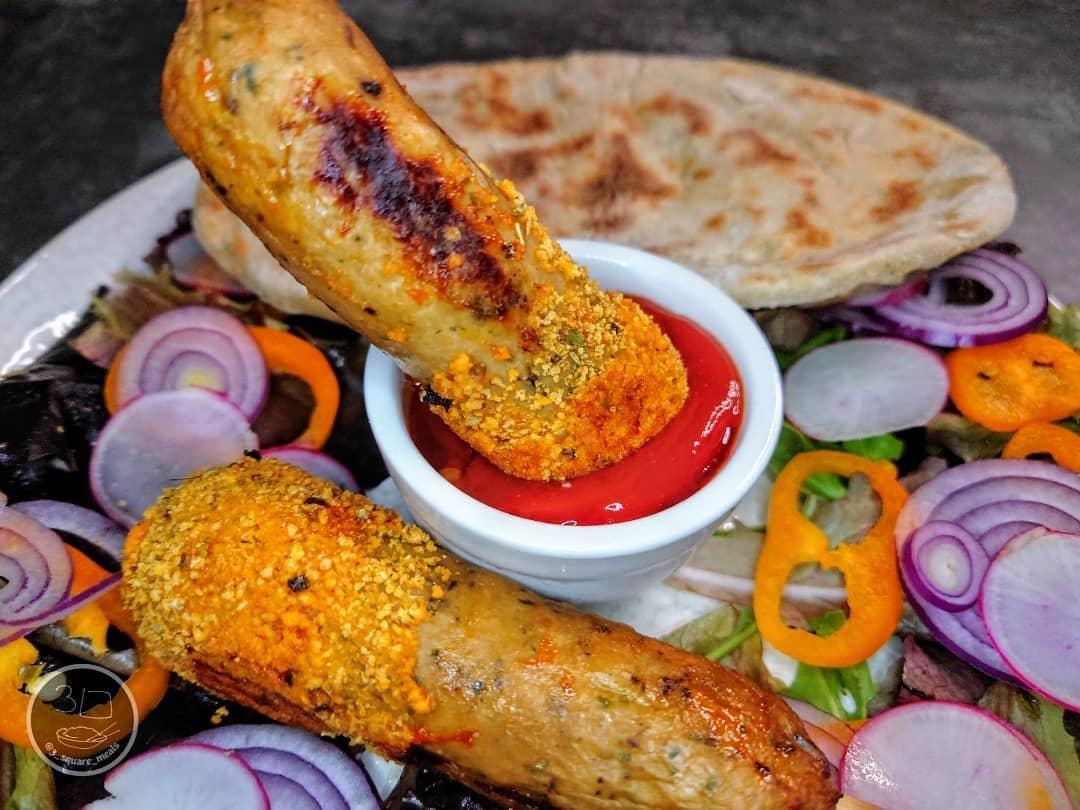 Spicy Vegetarian Sausage Koftas