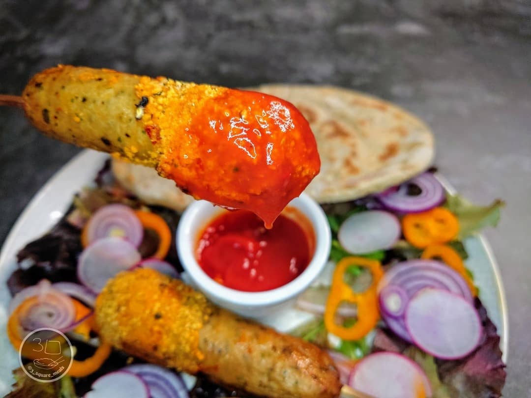 Spicy Vegetarian Sausage Koftas