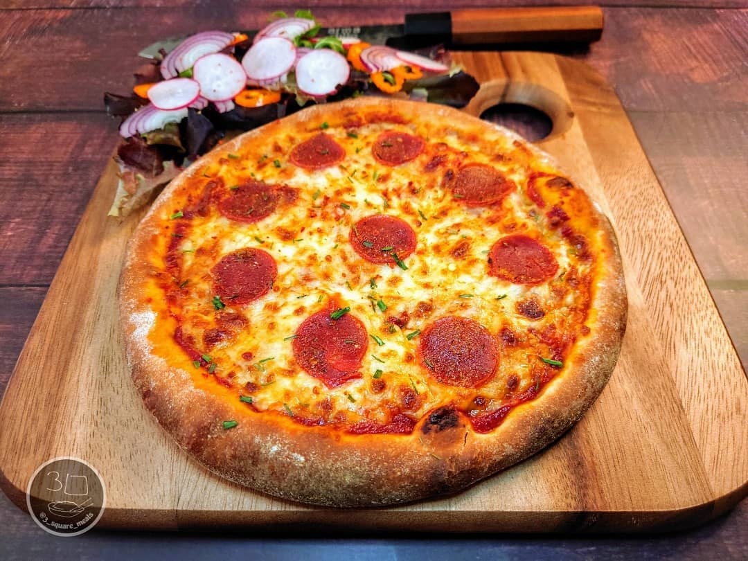 Homemade Pizza with Yeast Dough