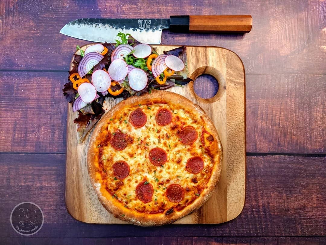 Homemade Pizza with Yeast Dough