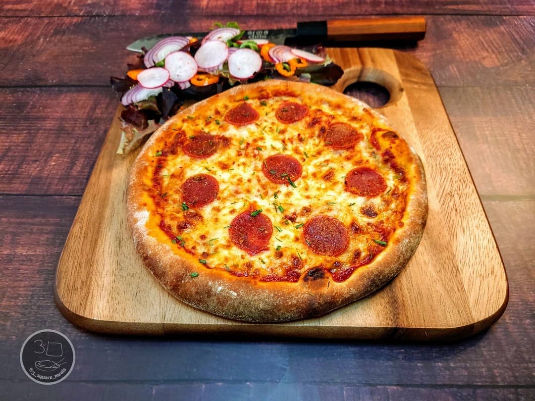 Homemade Pizza with Yeast Dough