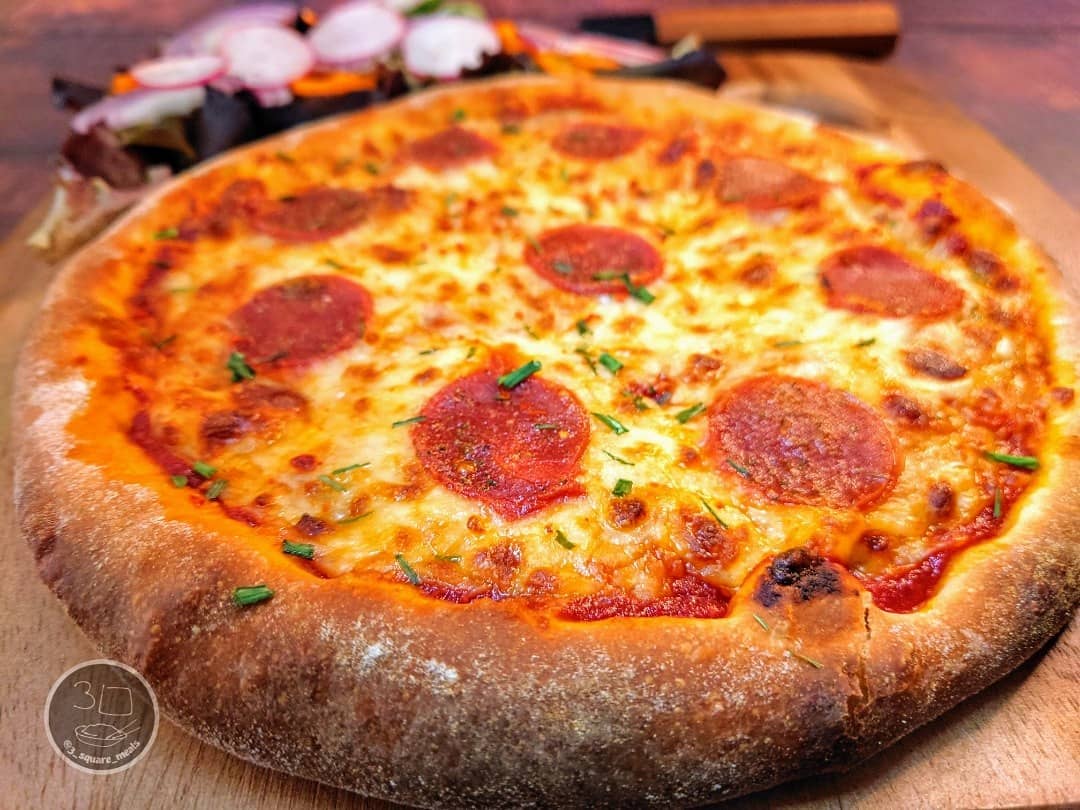 Homemade Pizza with Yeast Dough