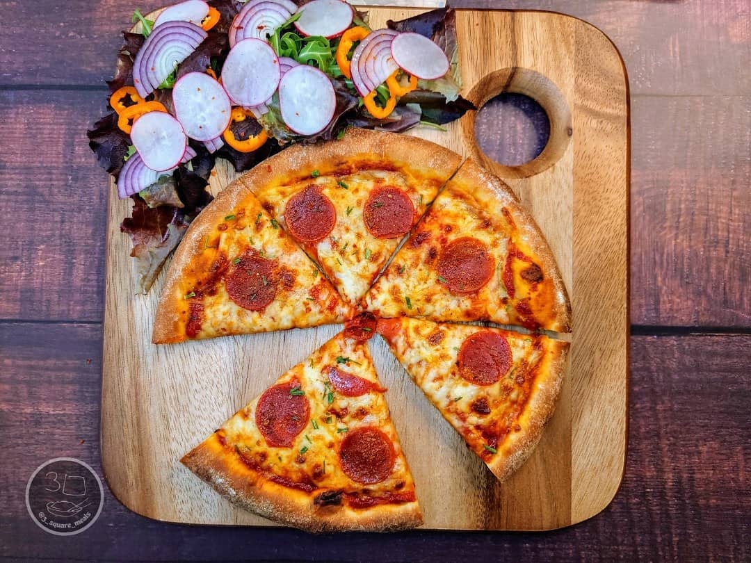 Homemade Pizza with Yeast Dough