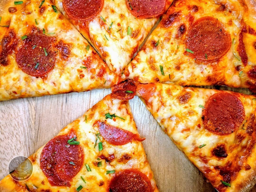 Homemade Pizza with Yeast Dough