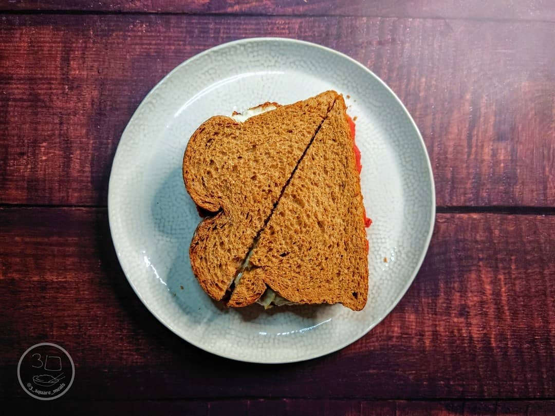 Egg and Pastrami Sandwich