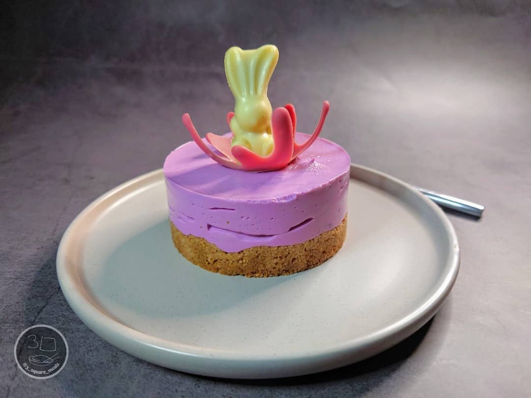 No-Bake Bunny Splash Cheesecake