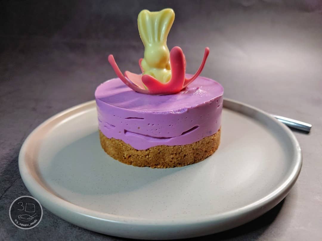 No-Bake Bunny Splash Cheesecake
