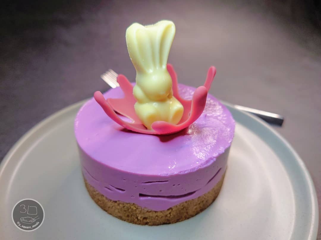 No-Bake Bunny Splash Cheesecake