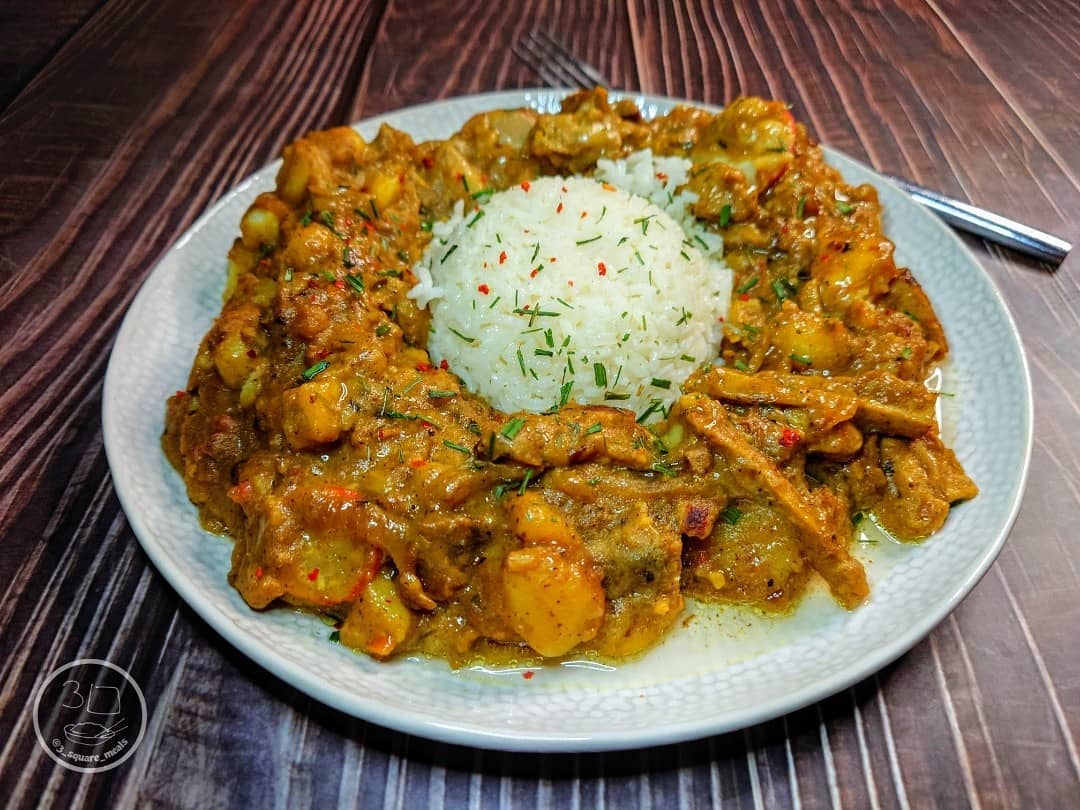 Easy Lambless Korma Curry with Vegetables