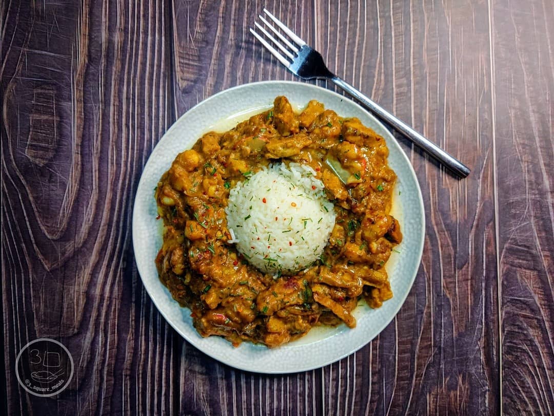 Easy Lambless Korma Curry with Vegetables