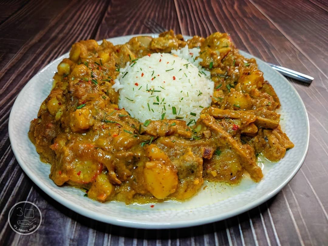 Easy Lambless Korma Curry with Vegetables