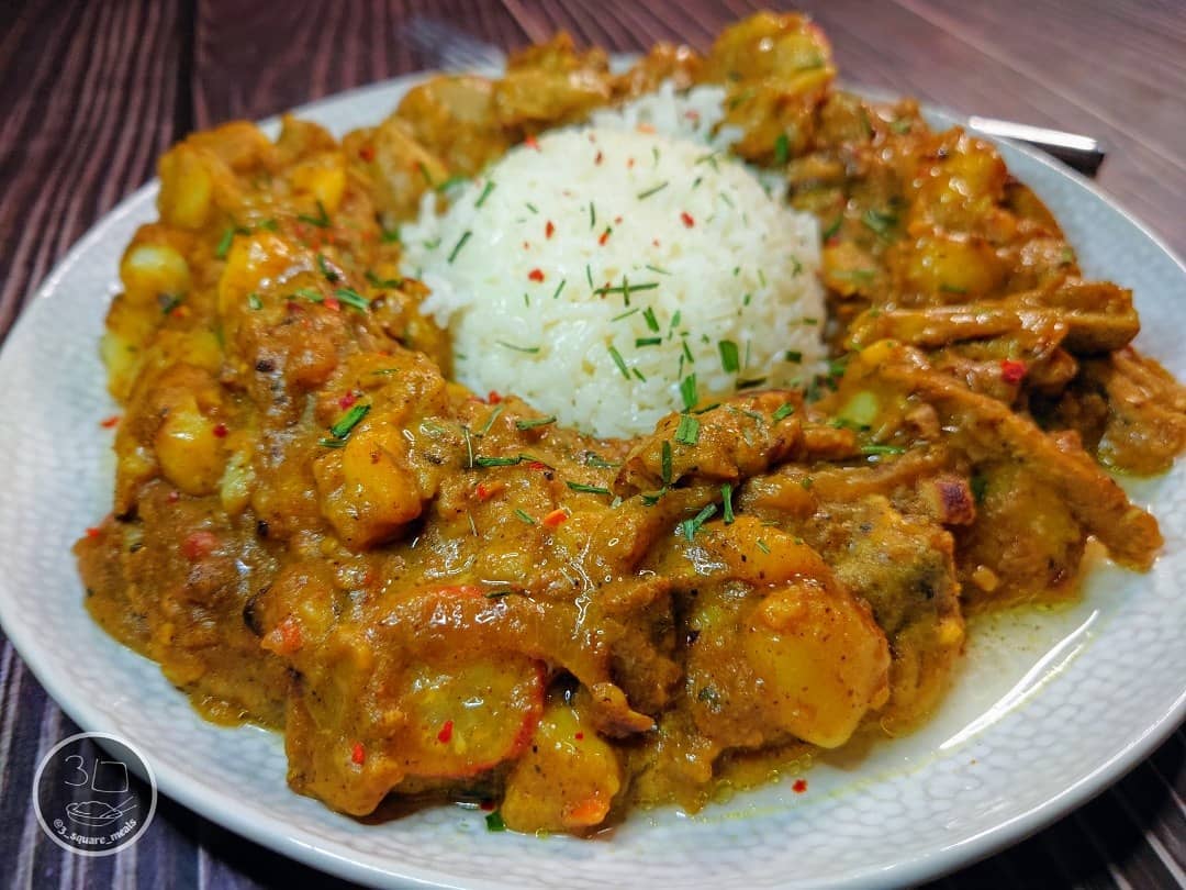 Easy Lambless Korma Curry with Vegetables