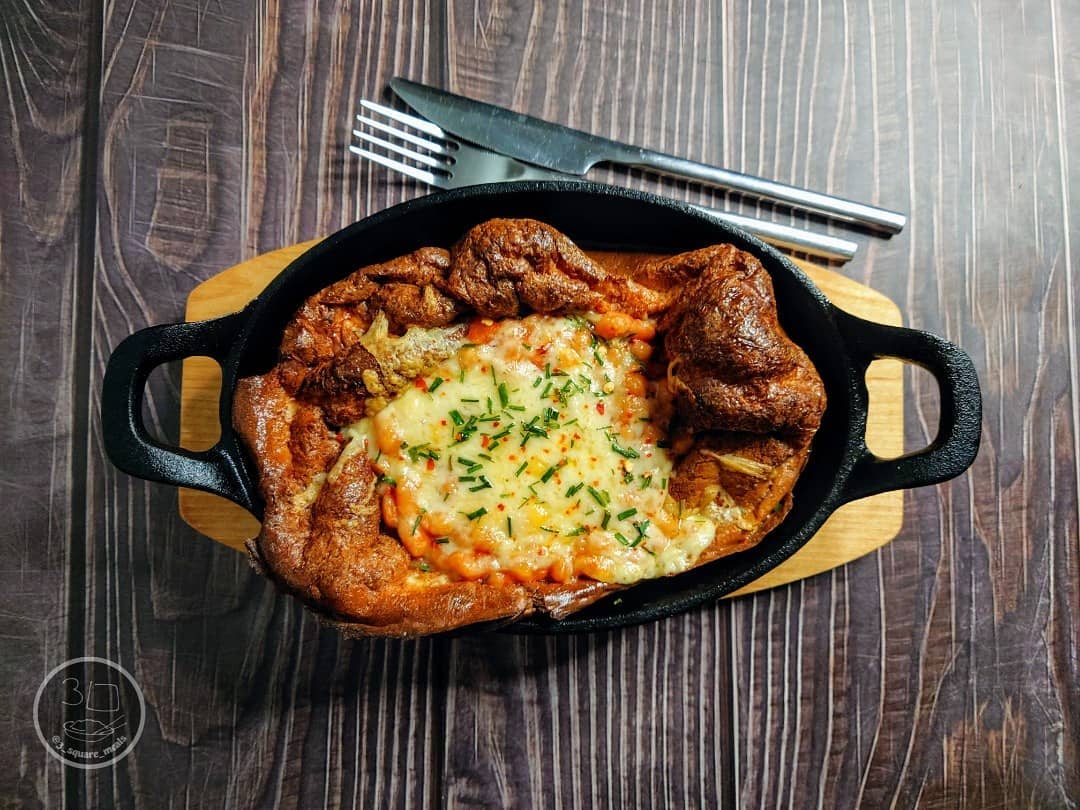 Cheesy Bean Yorkshire Pudding