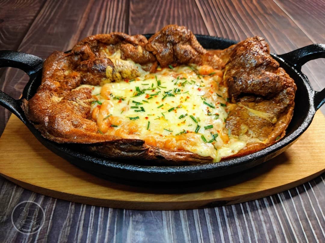 Cheesy Bean Yorkshire Pudding