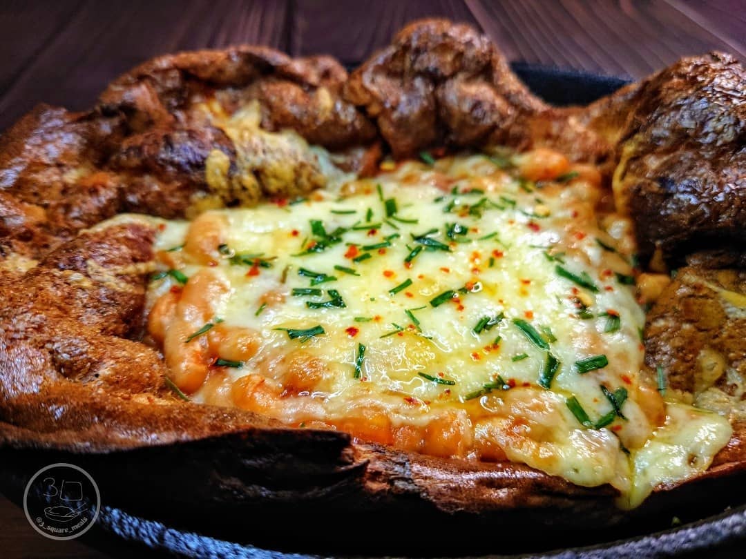 Cheesy Bean Yorkshire Pudding