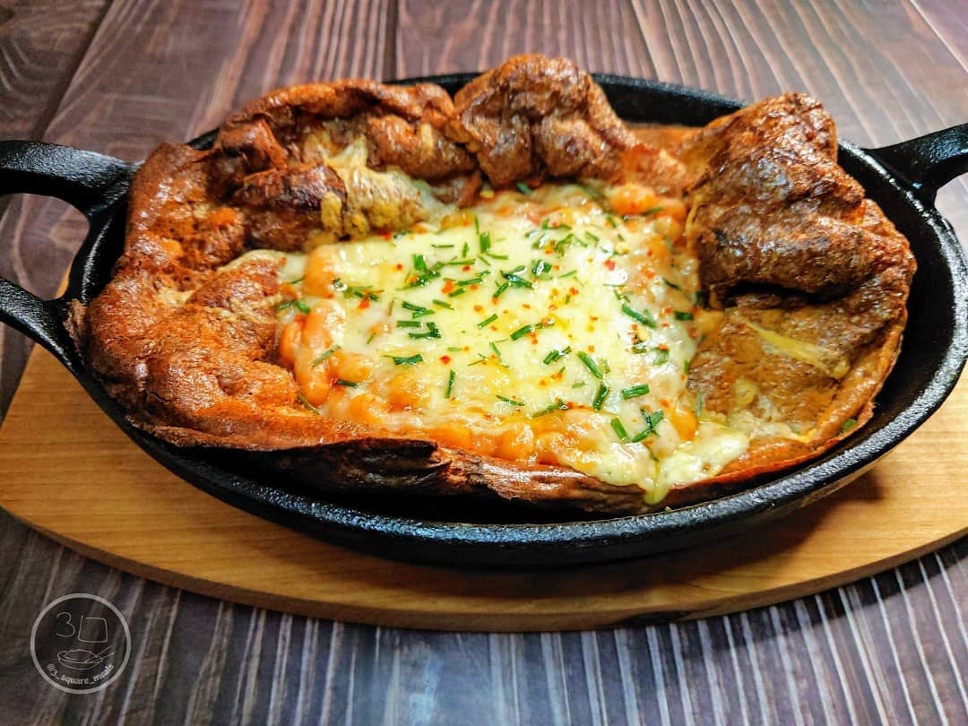 Cheesy Bean Yorkshire Pudding
