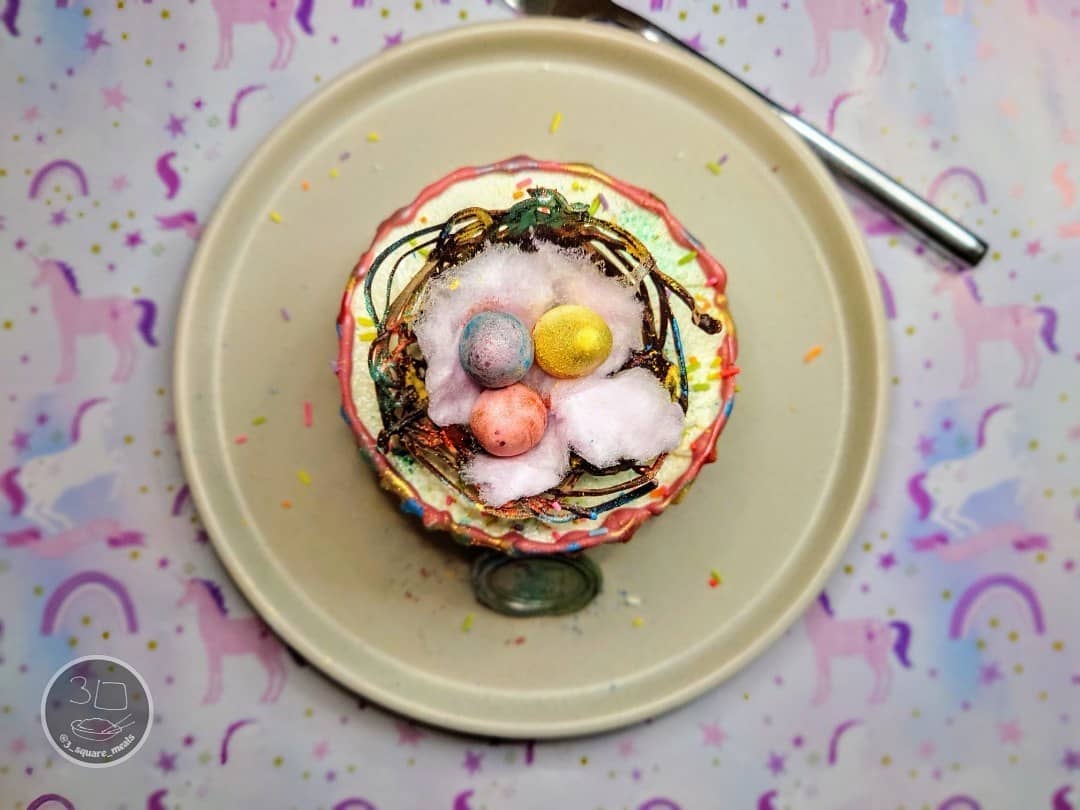 Easter Unicorn Nest Cheesecake Dessert