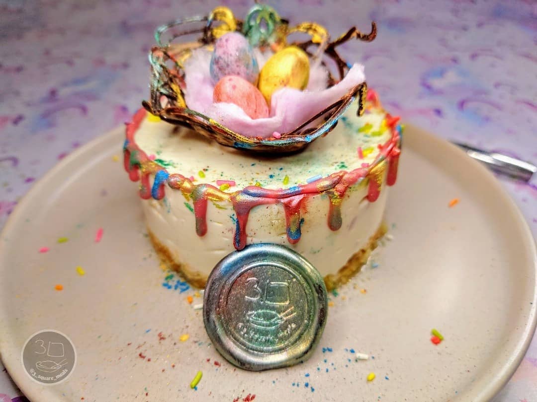 Easter Unicorn Nest Cheesecake Dessert