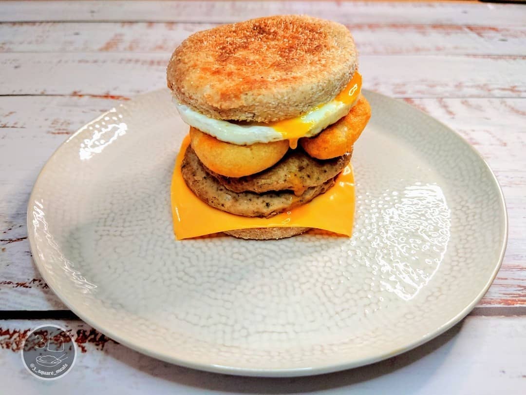 Quorn Sausage and Egg Mcmuffin Fakeaway