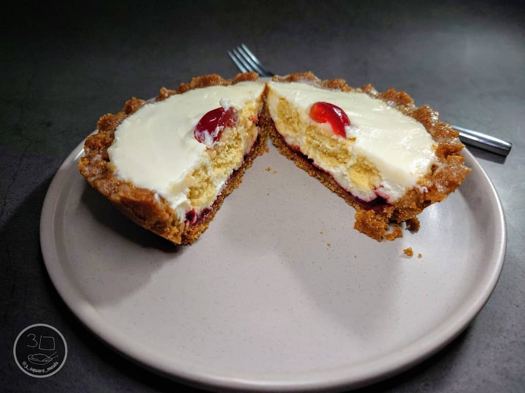 Classic Cherry Bakewell Cheesecake