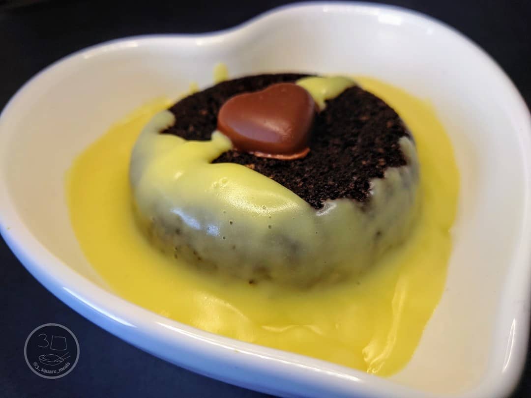 Chocolate Pudding with Homemade Custard